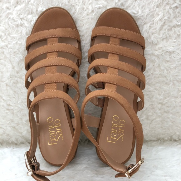 Franco Sarto Olga Gladiator Sandal - Tan - Picture 3 of 15